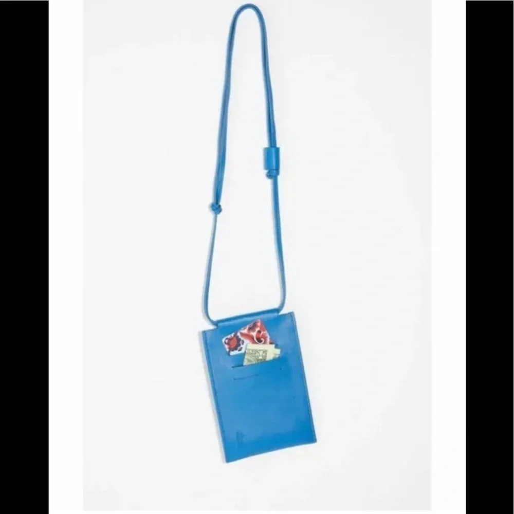 NWT Free People Dance All Night Leather Lanyard Bag